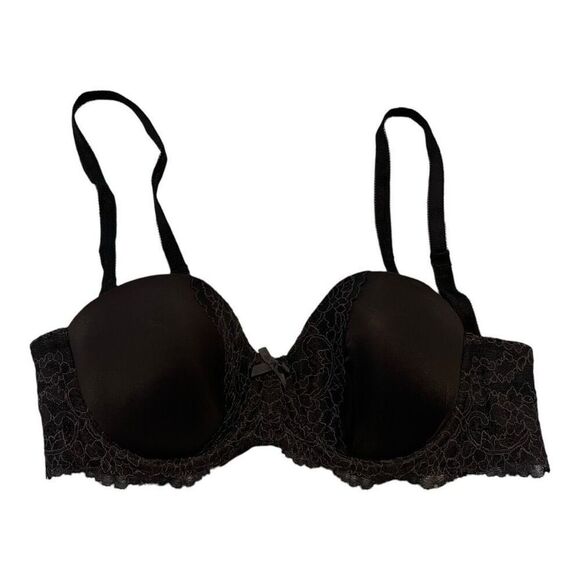 Victoria's Secret Bra Womens 34B Black Dream Angels Multi-Way Multioptions Bra - Picture 1 of 8